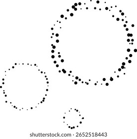 Círculos concentrados de rojo, negro y gris, semitono, Vector