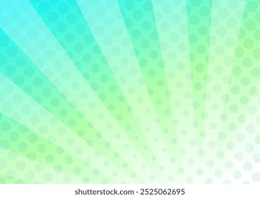Fondo de línea concentrada con puntos brillantes