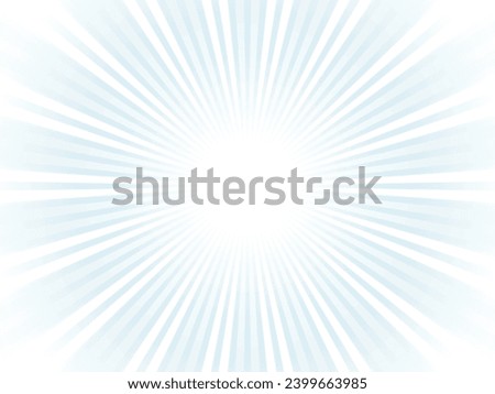 Concentrated line background with image of faint sunlight radiating _ light blue