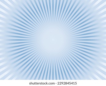 Concentrated line background of an image that emits intense light _ blue