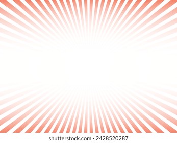 Concentrated line background material of abstract image emitting intense light_red