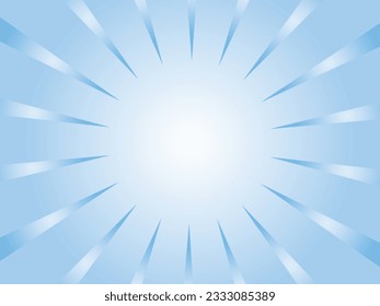 Concentrated line background material of cool light ray image_blue