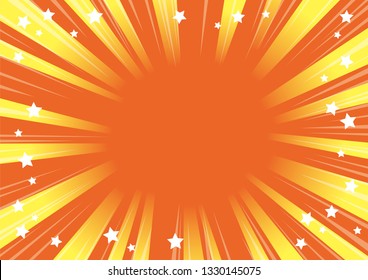 Concentrated line of energetic arrow