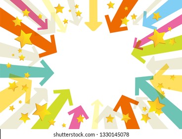 Concentrated line of energetic arrow