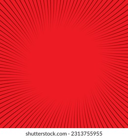 Concentrated lines inspired by comics