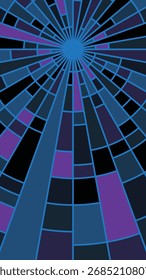 Concentrated lines mosaic pattern background image