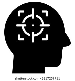 Concentration Icon Element For Design