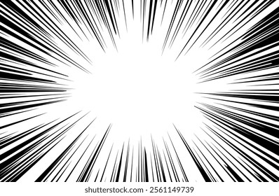 Concentration line black, thick line
