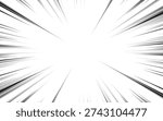 Concentration lines for manga and comic books