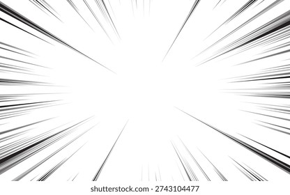 Líneas concentración para manga
