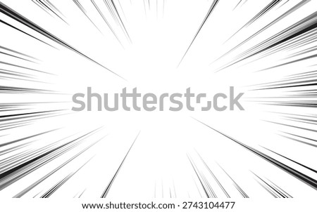 Concentration lines for manga and comic books