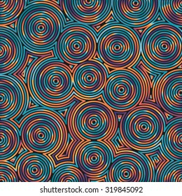 Concentric backgrounds - vector illustration 