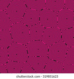 Concentric backgrounds - vector illustration 