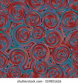 Concentric backgrounds - vector illustration 
