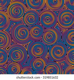 Concentric backgrounds - vector illustration 