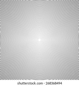 Concentric Circle Elements / Backgrounds. Abstract circle pattern. Black and white graphics.