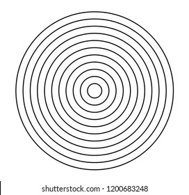 Concentric circle elements. Element for graphic web design, Template for print, textile, wrapping, decoration, vector illustration