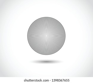 Concentric circle elements. Element for graphic web design, Template for print, textile, wrapping, decoration, vector illustration