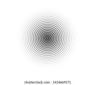 Concentric circle elements. Element for graphic web design, Template for print, textile, wrapping, decoration - vector illustration