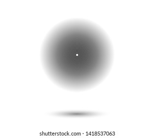 Concentric circle elements. Element for graphic web design, Template for print, textile, wrapping, decoration - vector illustration