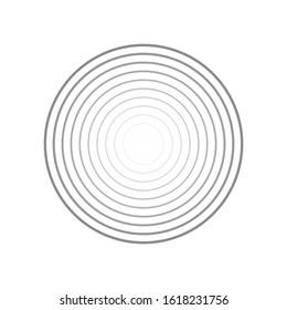 Concentric circle elements. Element for graphic web design, Template for print, textile, wrapping, decoration, vector illustration