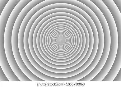 Concentric circle elements gray pattern,  Black and white color ring, Circle spin grey target,