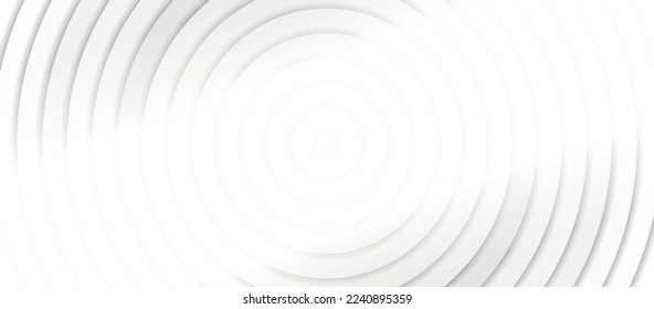 Concentric circle elements gray pattern, Black and white color ring, Circle spin grey target. Concentric circle pattern