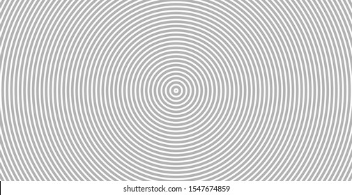 Concentric circle. Illustration for sound wave. Abstract circle line pattern. Black and white graphics