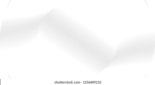 Concentric circle. Illustration for sound wave. Abstract circle line pattern. Black and white graphic