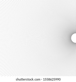 Concentric circle. Illustration for sound wave. Abstract circle line pattern. Black and white graphic