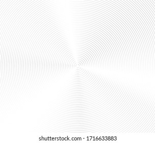 Concentric circle. Illustration for sound wave. Abstract circle line pattern. Black and white graphics. EPS10 - Illustration