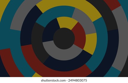 concentric circle pattern geometric background 