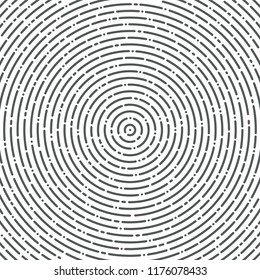 Concentric of circle random lines abstract. Vector illustration