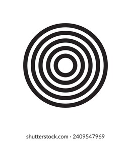 concentric circle vector illustration eps