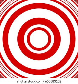 Concentric circles abstract circular pattern. Geometric monochrome pattern with radial / radiating circles, rings