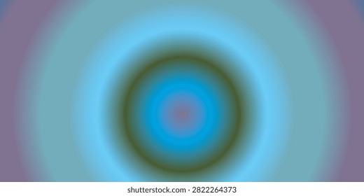 Concentric circles of blue and teal create a mesmerizing gradient effect, evoking a sense of depth and calm.