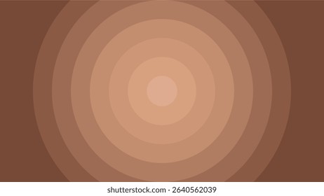 Concentric Circles in Earthy Tones: A Warm and Inviting Abstract Design