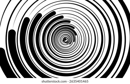 Círculos concêntricos elemento geométrico. eps vetor dinâmico