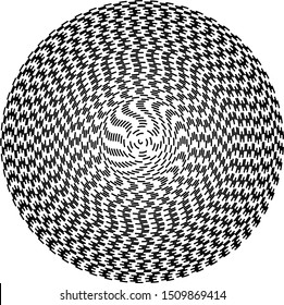 Concentric circles geometric vector element. Radial, radiating circular graphic for background.