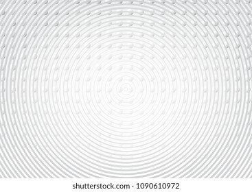 Concentric Circles Halftone Engraving Black and White Striped Texture. Lined Gradient Template for Design, Background, Wrapping, Website Decoration
