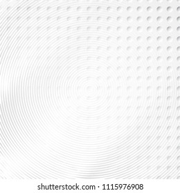 Concentric Circles Halftone Engraving Black and White Striped Texture. Lined Gradient Template for Design, Background, Wrapping, Website Decoration