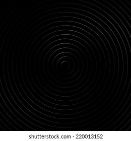 Concentric circles in metallic color