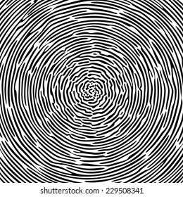 Concentric  circles. Modern vector texture. 