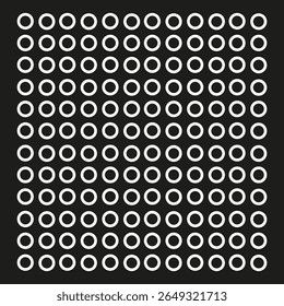 Patrón de círculos concéntricos. Formas redondas minimalistas. Textura visual Abstractas. Diseño geométrico de Vector.