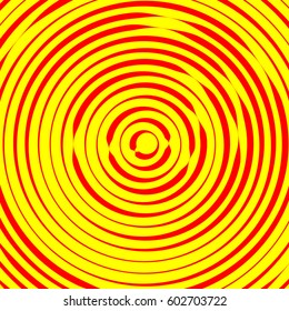 Concentric circles, rings abstract pattern. Suitable as backgrounds or elements.