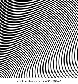 Concentric circles,concentric rings abstract geometric pattern. Radial, radiating lines texture