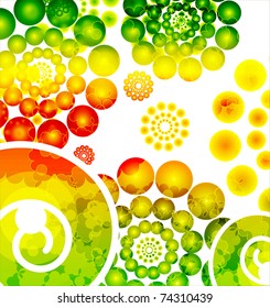 Concentric circles.Eps10.