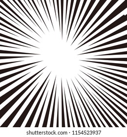 Concentric circular pattern. Random burst, radiating, radial element with distortion