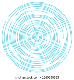 Concentric circulating, circle line. Abstract vortex line background. Vector illustration for design your website and print