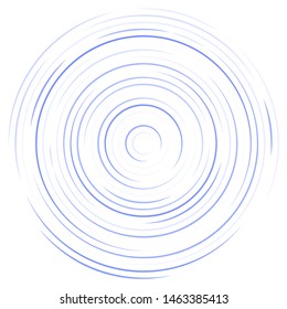 Concentric circulating, color circle line. Abstract vortex line background. Vector illustration for design your website and print